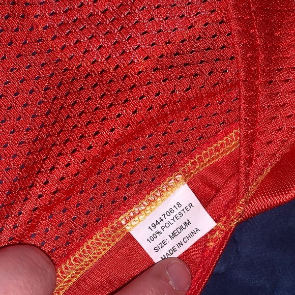 NFL Dog Red and Yellow Chiefs Jersey - Medium - Picture 7 of 7